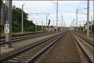 Gloggnitz, Bahn-km 75,6